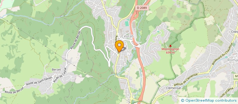 localisation de l'entreprise MONSIEUR ARTHUR WALDMANN  CEYRAT