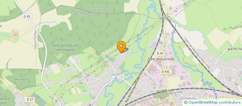 localisation de l'entreprise MONSIEUR ARTHUR WARHOUVER  SARREBOURG