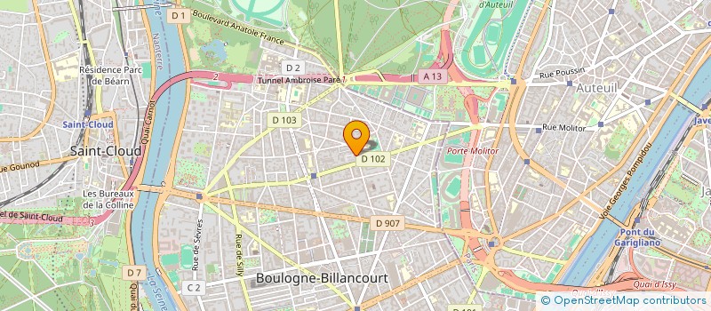 localisation de l'entreprise MONSIEUR ARTHUR WEILL à BOULOGNE-BILLANCOURT