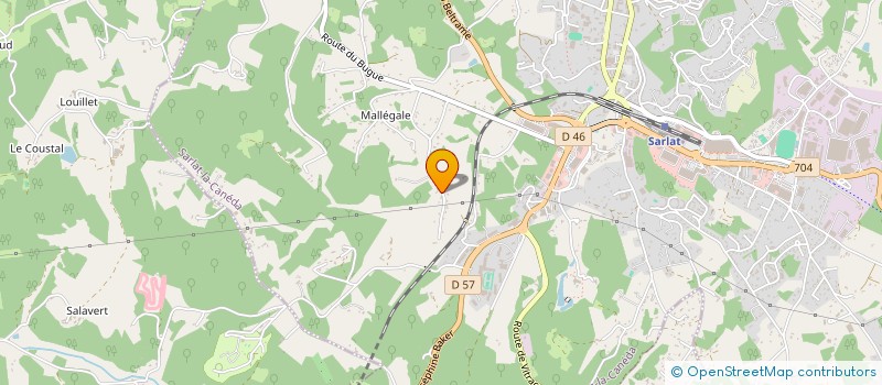 localisation de l'entreprise MONSIEUR ARTHUR YEMSI  SARLAT-LA-CANEDA