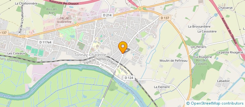 localisation de l'entreprise MONSIEUR ARTHUS BURON  TONNAY-CHARENTE