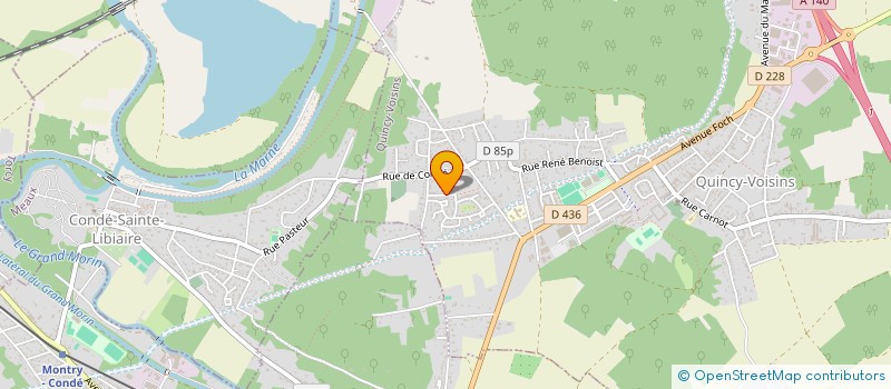 localisation de l'entreprise MONSIEUR ARTHUS EUGENE  QUINCY-VOISINS