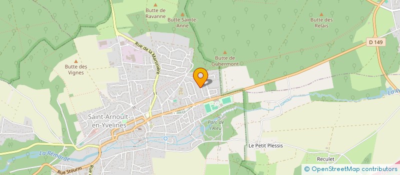 localisation de l'entreprise MONSIEUR ARTHUS ROCCHI  ROCHEFORT-EN-YVELINES