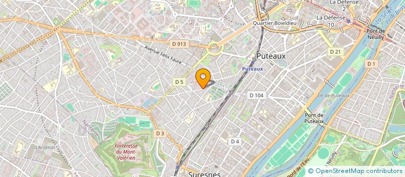 localisation de l'entreprise MONSIEUR ARTHUS TREILLE à SURESNES