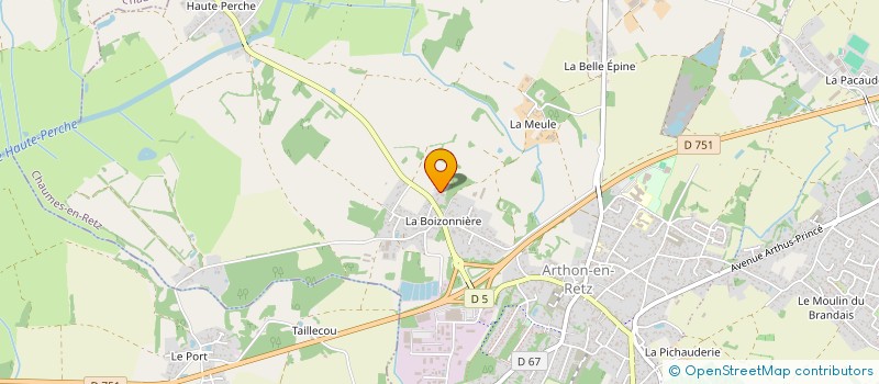 localisation de l'entreprise MONSIEUR ARTHUYS MARCHAND  CHAUMES-EN-RETZ