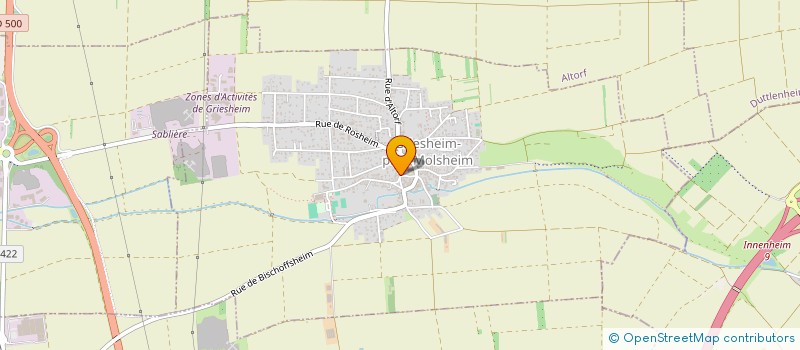 localisation de l'entreprise MONSIEUR ARTI CHUKU  GRIESHEIM-PRES-MOLSHEIM