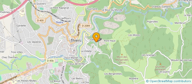 localisation de l'entreprise MONSIEUR ARTIOL KAPXHIU  THIERS