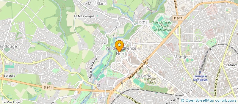 localisation de l'entreprise MONSIEUR ARTIOM AKOPIAN à LIMOGES