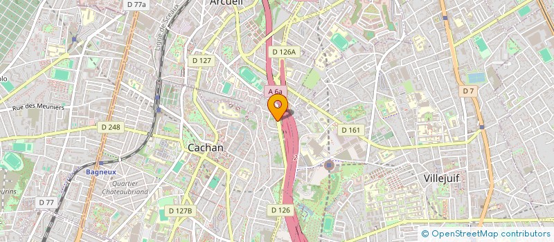 localisation de l'entreprise MONSIEUR ARTIOM GRABOVSCHII  CACHAN