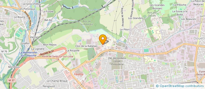 localisation de l'entreprise MONSIEUR ARTIOM POLIAKOV  SAINT-CYR-SUR-LOIRE