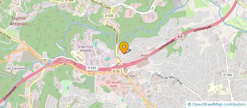 localisation de l'entreprise MONSIEUR ARTIOM PROBATOV à ANTIBES