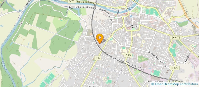 localisation de l'entreprise MONSIEUR ARTJOM NIKITIN à DAX