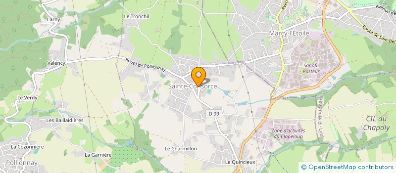 localisation de l'entreprise MONSIEUR ARTJOMS LUKSA  SAINTE-CONSORCE