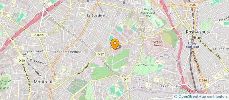 localisation de l'entreprise MONSIEUR ARTO GREGORIO à MONTREUIL