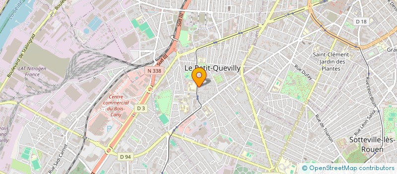 localisation de l'entreprise MONSIEUR ARTON LAHU à LE PETIT-QUEVILLY