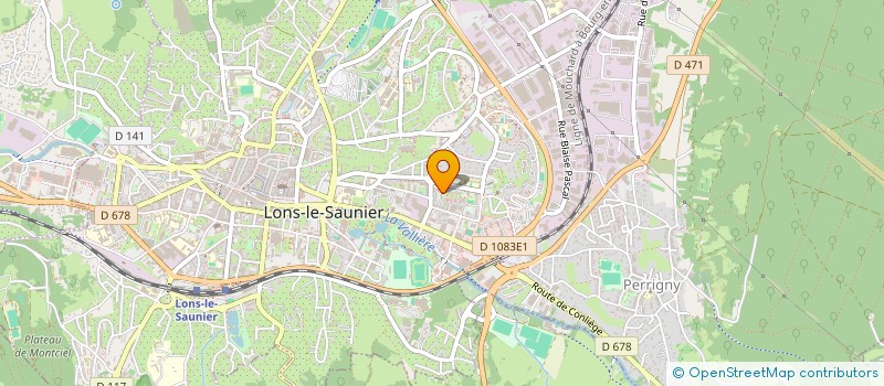 localisation de l'entreprise MONSIEUR ARTON TOCANI  LONS-LE-SAUNIER