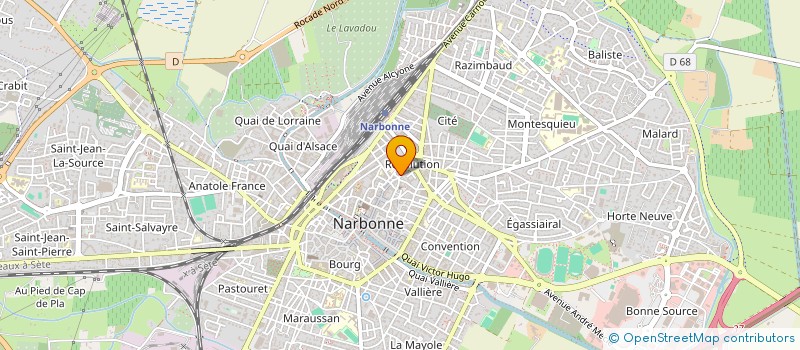 localisation de l'entreprise MONSIEUR ARTUR ABRAHAMYAN  NARBONNE