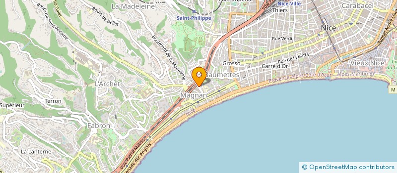 localisation de l'entreprise MONSIEUR ARTUR ANDRONIC à NICE