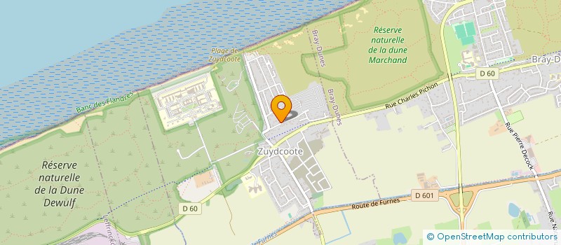 localisation de l'entreprise MONSIEUR ARTUR BROKOS  ZUYDCOOTE