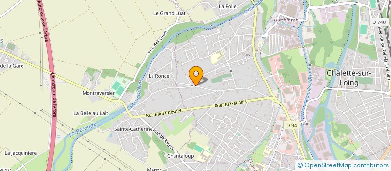 localisation de l'entreprise MONSIEUR ARTUR BURY à CHALETTE-SUR-LOING