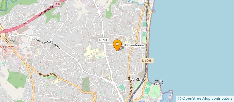 localisation de l'entreprise MONSIEUR ARTUR CHERNOROTOV  ANTIBES