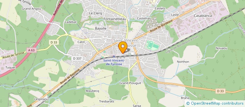 localisation de l'entreprise MONSIEUR ARTUR CORREIA MENDES  SAINT-VINCENT-DE-TYROSSE