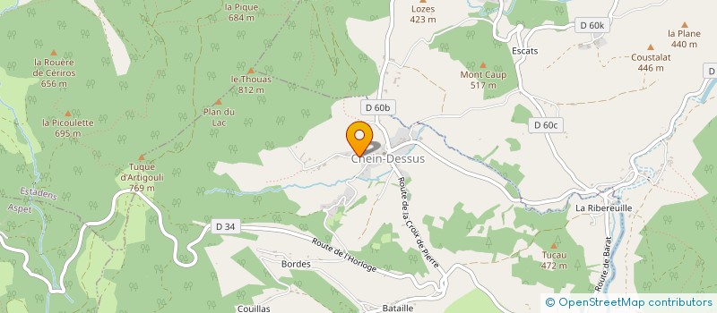 localisation de l'entreprise MONSIEUR ARTUR DA ROCHA CARDOSO  CHEIN-DESSUS