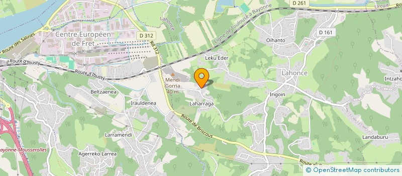 localisation de l'entreprise MONSIEUR ARTUR DOS SANTOS  MOUGUERRE