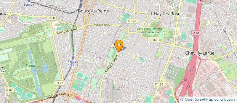 localisation de l'entreprise MONSIEUR ARTUR DOS SANTOS RODA  L'HAY-LES-ROSES