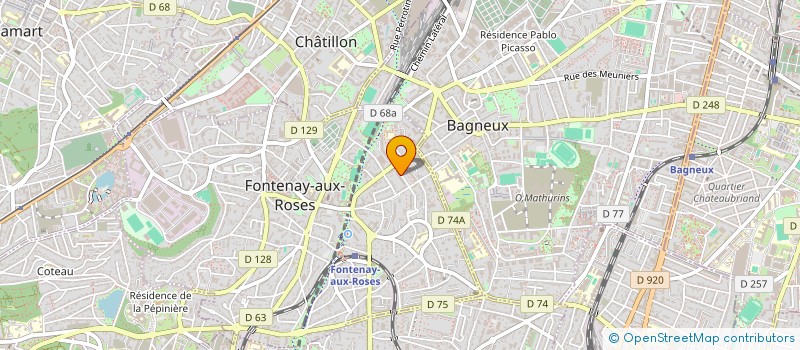 localisation de l'entreprise MONSIEUR ARTUR DOS SANTOS TEIXEIRA à FONTENAY-AUX-ROSES