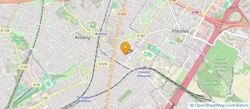localisation de l'entreprise MONSIEUR ARTUR GALDYS à ANTONY