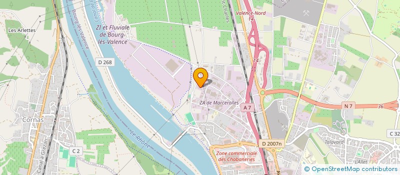 localisation de l'entreprise MONSIEUR ARTUR GINDYAN  BOURG-LES-VALENCE