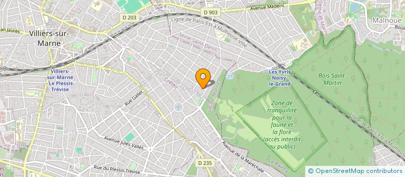 localisation de l'entreprise MONSIEUR ARTUR GONCALVES  VILLIERS-SUR-MARNE