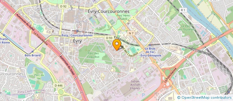 localisation de l'entreprise MONSIEUR ARTUR GYURDZHIYAN  EVRY-COURCOURONNES