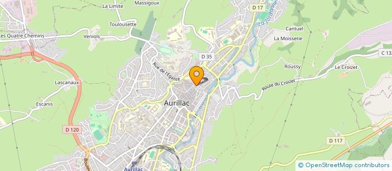localisation de l'entreprise MONSIEUR ARTUR ISMAILOV à AURILLAC