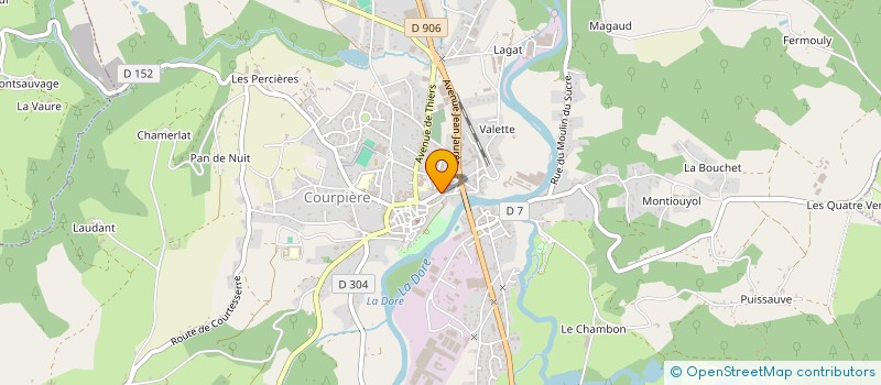 localisation de l'entreprise MONSIEUR ARTUR MACHADO à COURPIERE