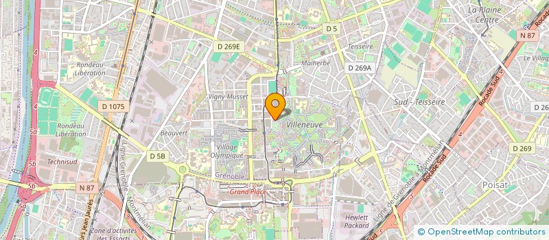 localisation de l'entreprise MONSIEUR ARTUR MAGOMADOV  GRENOBLE