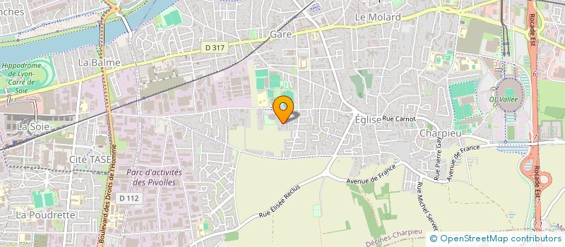 localisation de l'entreprise MONSIEUR ARTUR MELKONIAN  DECINES-CHARPIEU