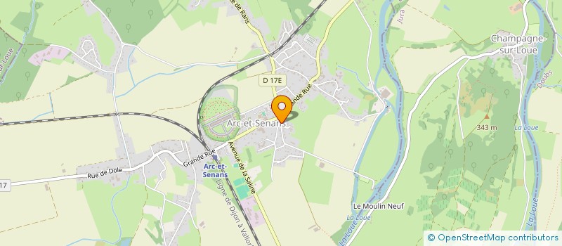 localisation de l'entreprise MONSIEUR ARTUR NEVES DOS SANTOS  ARC-ET-SENANS