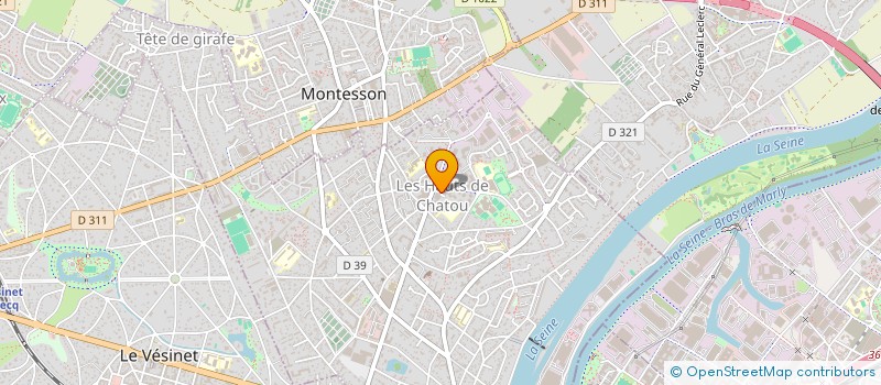 localisation de l'entreprise MONSIEUR ARTUR OLIVEIRA  CHATOU