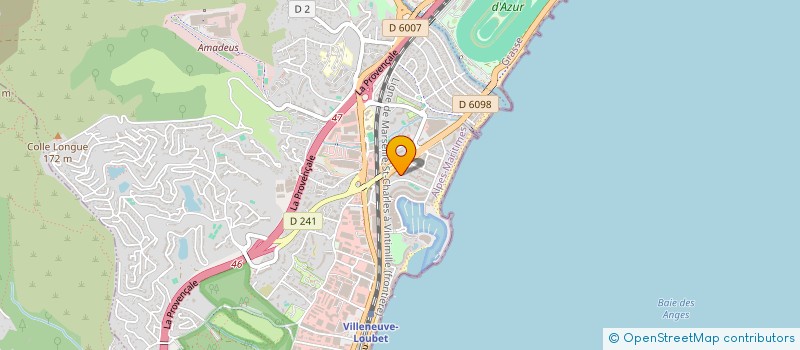 localisation de l'entreprise MONSIEUR ARTUR PADURARI  VILLENEUVE-LOUBET