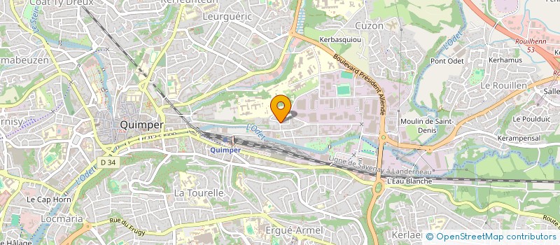 localisation de l'entreprise MONSIEUR ARTUR PAPINYAN  QUIMPER