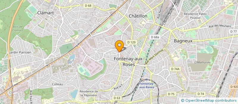 localisation de l'entreprise MONSIEUR ARTUR PAWLOWSKI à FONTENAY-AUX-ROSES