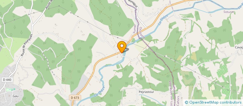 localisation de l'entreprise MONSIEUR ARTUR PEYROT  FUMEL