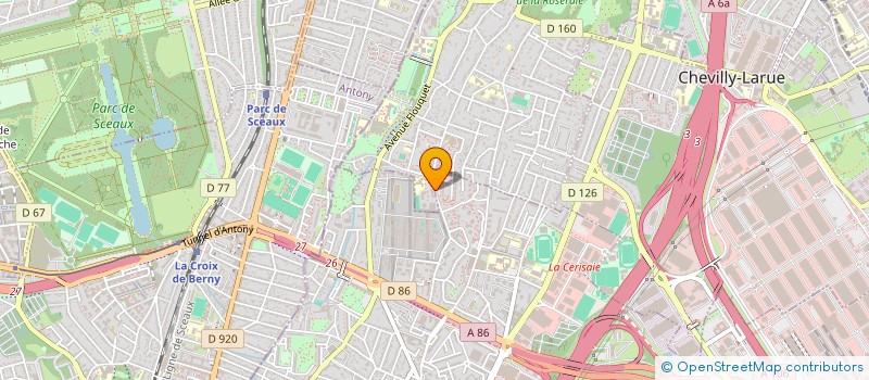 localisation de l'entreprise MONSIEUR ARTUR PULS  L'HAY-LES-ROSES