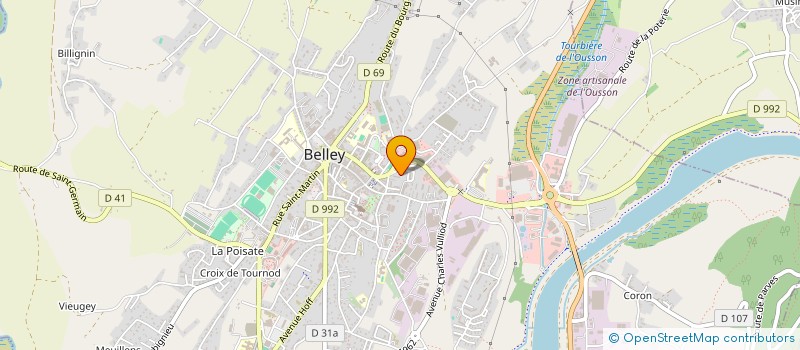 localisation de l'entreprise MONSIEUR ARTUR RACHOYAN  BELLEY