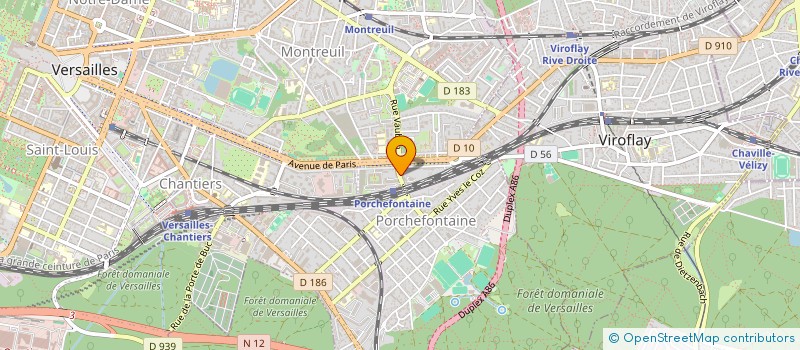 localisation de l'entreprise MONSIEUR ARTUR REBELO DA CORTE à VERSAILLES