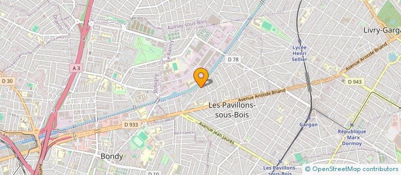 localisation de l'entreprise MONSIEUR ARTUR ROJNITA  LES PAVILLONS-SOUS-BOIS