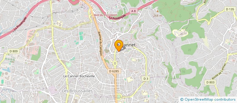 localisation de l'entreprise MONSIEUR ARTUR SKAKUN à LE CANNET