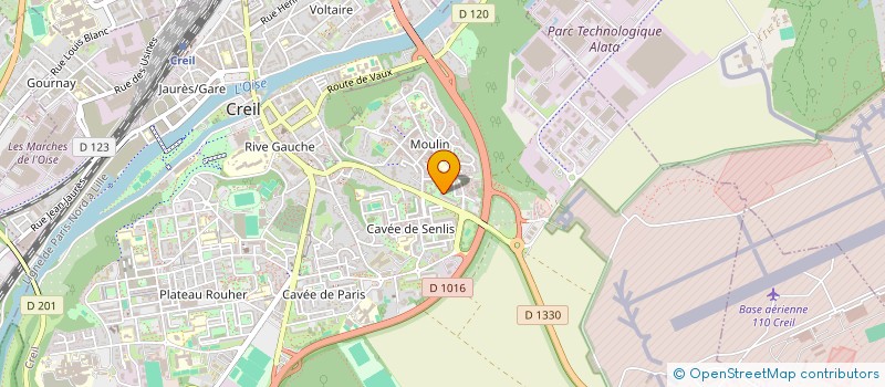 localisation de l'entreprise MONSIEUR ARTUR VILAS BOAS à CREIL